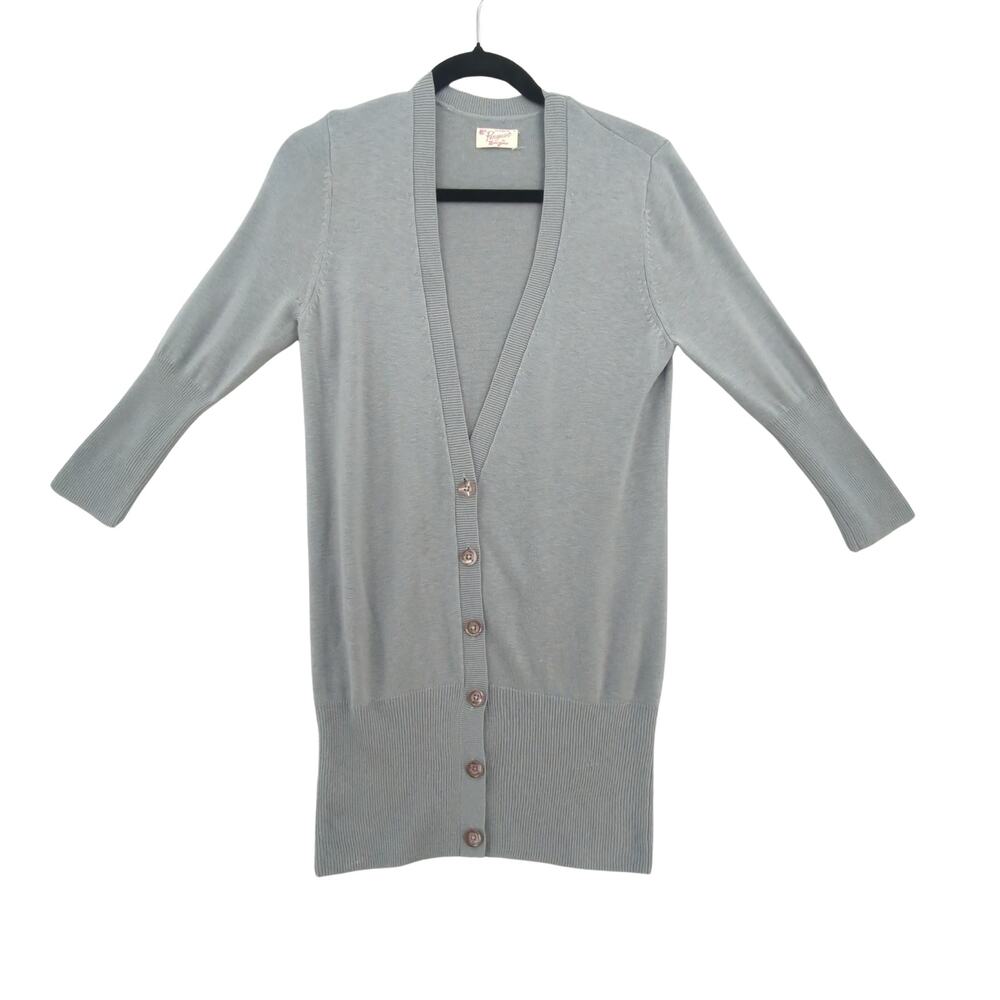 Original Penguin Sweater Womens Small Merino Wool Cashmere Cardigan Classic Prep